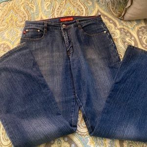 Americana Blues fit and flare stretch Jeans SZ 6